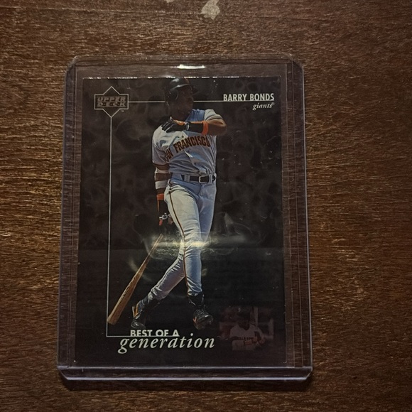 BARRY BONDS 1996 UPPER DECK #373" BEST OF A GENERATION " 🔥 FOIL GEM MT - Picture 2 of 3